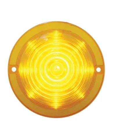 UP38278-13 LED Beehive Truck-Lite Style Cab Light - Amber LED/Amber Lens