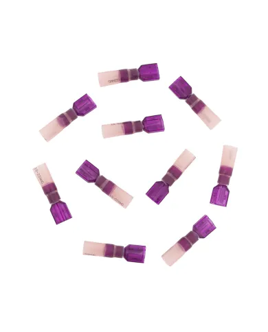 UP98156-22-18 AWG .250 Tab CS Fully Insulated Heat Shrink FM Disconnect - Red (10-Pack)