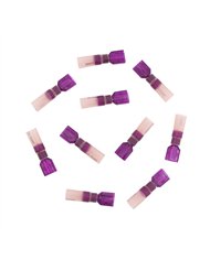 UP98156-22-18 AWG .250 Tab CS Fully Insulated Heat Shrink FM Disconnect - Red (10-Pack)