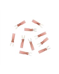 UP98159-22-18 AWG 8 Stud CS Heat Shrink Spade Terminal - Red (10-Pack)