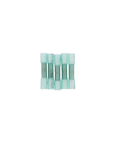 UP98162-16-14 AWG CS Heat Shrink Butt Connector - Blue (5-Pack)
