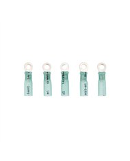 UP98166-16-14 AWG 8 Stud CS Heat Shrink Ring Terminal - Blue (5-Pack)