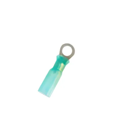 UP98169-16-14 AWG 5/16" Stud CS Heat Shrink Ring Terminal - Blue (5-Pack)