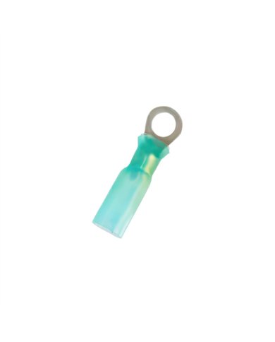 UP98170-16-14 AWG 3/8" Stud CS Heat Shrink Ring Terminal - Blue (5-Pack)