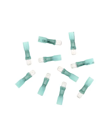 UP98173-16-14 AWG .250 Tab CSS Heat Shrink M Disconnect - Blue (10-Pack)