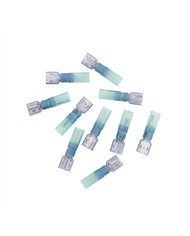 UP98174-16-14 AWG .250 Tab CS Fully Insulated Heat Shrink FM Disconnect - Blue (10-Pack)