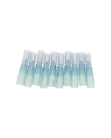 UP98176-16-14 AWG .157 Tab CS Heat Shrink FM Receptacle - Blue (10-Pack)