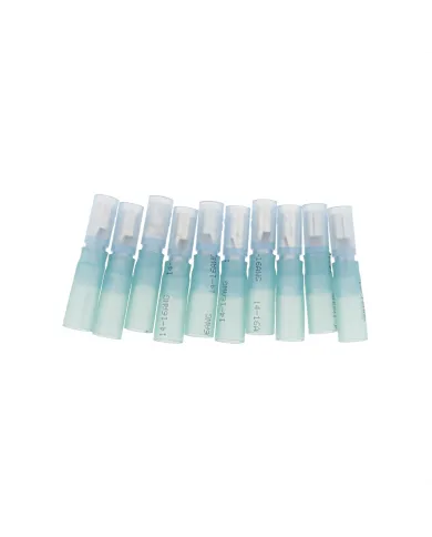 UP98176-16-14 AWG .157 Tab CS Heat Shrink FM Receptacle - Blue (10-Pack)