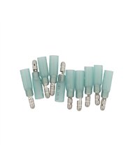 UP98177-16-14 AWG .157 Tab CS Heat Shrink M Bullet - Blue (10-Pack)