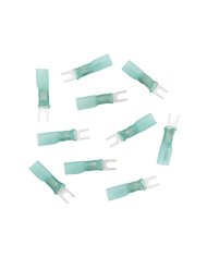 UP98178-16-14 AWG 6 Stud CS Heat Shrink Spade Terminal - Blue (10-Pack)