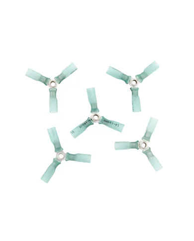 UP98181-16-14 AWG 3-Way (Y) CS Heat Shrink Connector - Blue (5-Pack)