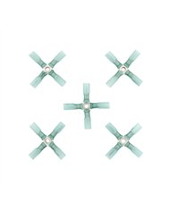 UP98182-16-14 AWG 4-Way (X) CS Heat Shrink Connector - Blue (5-Pack)