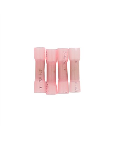 UP98200-8 AWG CS Heat Shrink Butt Connector - Pink (4-Pack)