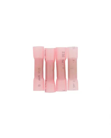 UP98200-8 AWG CS Heat Shrink Butt Connector - Pink (4-Pack)