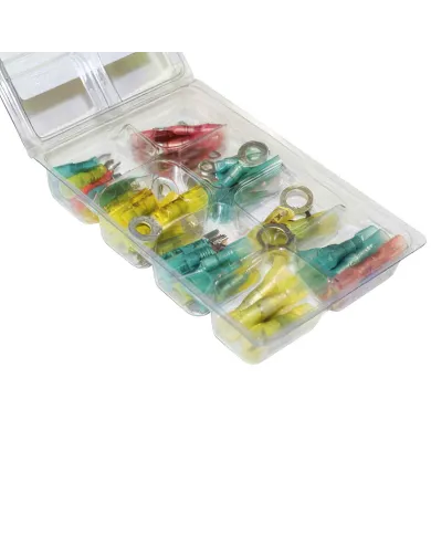 UP98208-Crimp & Solder Seal Heat Shrink Terminal Kit (60-Pack)