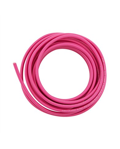 UP98225-Primary Wire - Rated 105 C 12 AWG, Pink 12 Ft.