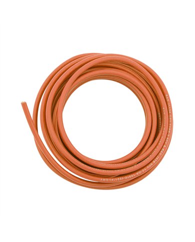 UP98227-Primary Wire - Rated 80 C 12 AWG, Orange 12 Ft.