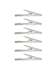 UP98234-2" 10 Amp Alligator Test Clip, 6 Pcs.