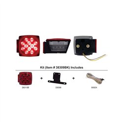 UP38309BK-Over 80" Wide LED Submersible Combination Tail Light Kit