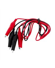 UP98239-10 Amp Alligator Test Clips w/ 36" Vinyl Leads & Boots, 1Red/1Black 1 Set.