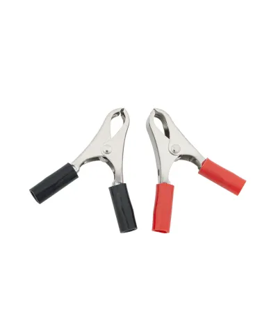 UP98240-30 Amp Clamps w/ Vinyl Handles, 1Red/1Black 1 Set.
