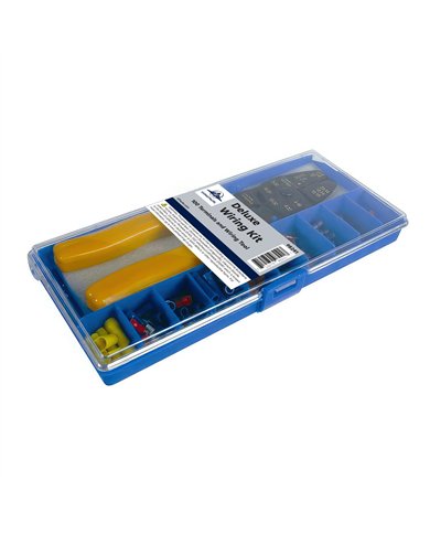 UP98241-Deluxe Wiring Kit w/ 100 Vinyl Terminals & 1 Stripper/Crimper Tool, 101 Pcs.