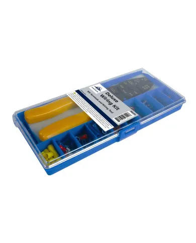 UP98241-Deluxe Wiring Kit w/ 100 Vinyl Terminals & 1 Stripper/Crimper Tool, 101 Pcs.