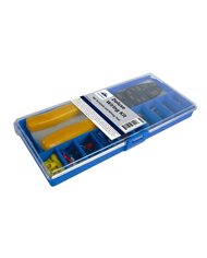 UP98241-Deluxe Wiring Kit w/ 100 Vinyl Terminals & 1 Stripper/Crimper Tool, 101 Pcs.