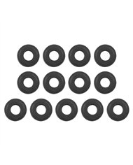 UP98245-3/8" Mounting Hole Black Vinyl Grommet (13-Pack)