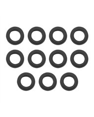 UP98246-1/2" Mounting Hole Black Vinyl Grommet (11-Pack)