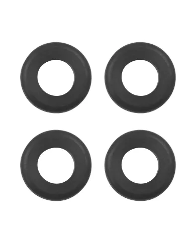 UP98249-1" Mounting Hole Black Vinyl Grommet (4-Pack)