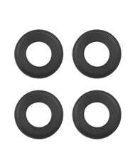 UP98249-1" Mounting Hole Black Vinyl Grommet (4-Pack)