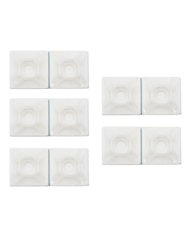 UP98259-1" Natural Nylon Adhesive Wire Tie Mount 50 Lbs Ties (10-Pack)