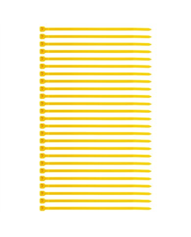 UP98269-5.5" Yellow Nylon Cable Zip Ties 40 Lbs (25-Pack)