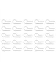 UP98272-1/4" I.D. Natural Nylon Cable Clamps (25-Pack)