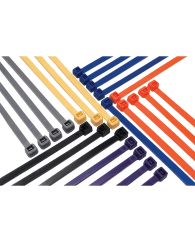 UP98276-7.5" Yellow Nylon Cable Zip Ties 50 Lbs (14-Pack)