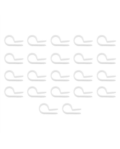 UP98279-3/8" I.D. Natural Nylon Cable Clamps (22-Pack)