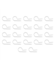 UP98279-3/8" I.D. Natural Nylon Cable Clamps (22-Pack)