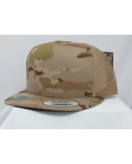 YP CLASSICS MULTICAM TRUCKER MESH CAP ARID / BROWN