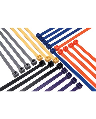 UP98283-11.5" Yellow Nylon Cable Zip Ties 50 Lbs (14-Pack)