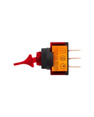 UP98287-Red Illum Duckbill 20 Amp 12V S.P.S.T. On/Off 1 Pc.