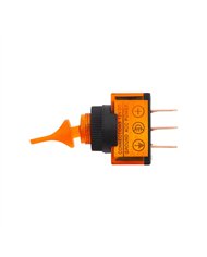 UP98288-Amber Illum Duckbill 20 Amp 12V S.P.S.T. On/Off 1 Pc.