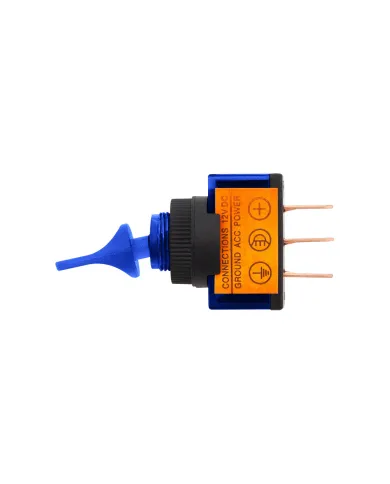 UP98290-Blue Illum Duckbill 20 Amp 12V S.P.S.T. On/Off 1 Pc.