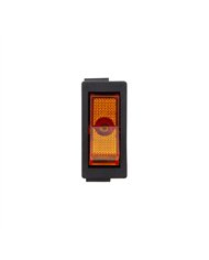 UP98294-Amber Illum Rocker 20 Amp 12V S.P.S.T. On/Off 1 Pc.