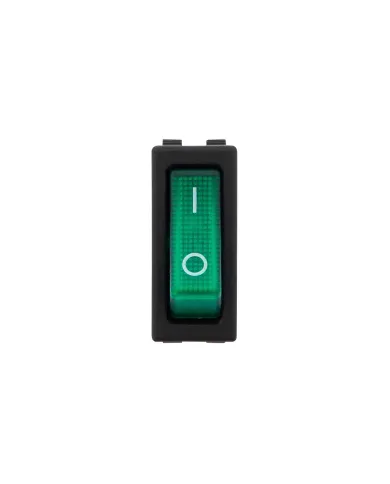 UP98295-Green Illum Rocker 20 Amp 12V S.P.S.T. On/Off 1 Pc.