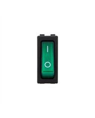 UP98295-Green Illum Rocker 20 Amp 12V S.P.S.T. On/Off 1 Pc.