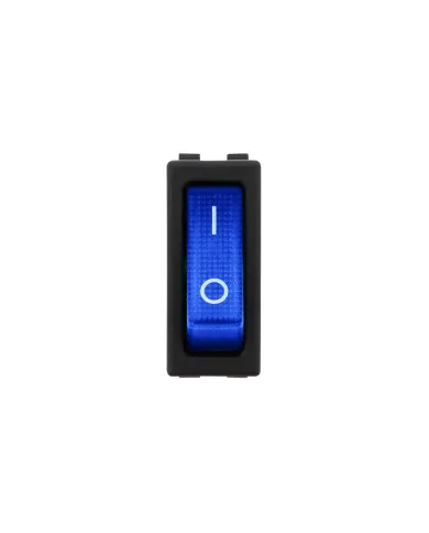 UP98296-Blue Illum Rocker 20 Amp 12V S.P.S.T. On/Off 1 Pc.