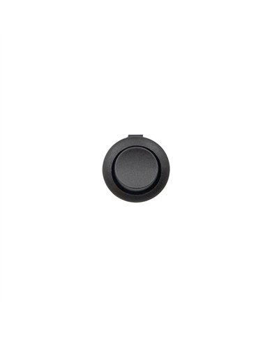 UP98298-Black Non-Illum Round Rocker 10 Amp 12V On/Off 1/2" Dia. 1 Pc.