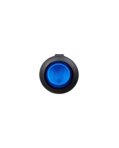 UP98302-Blue Illum Round Rocker 10 Amp 12V On/Off 1/2" Dia. 1 Pc.