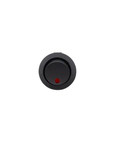 UP98304-Red LED Round Rocker 10 Amp 12V On/Off 1/2" Dia. 1 Pc.